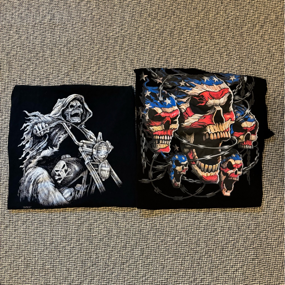 Punk rock biker shirts XXL